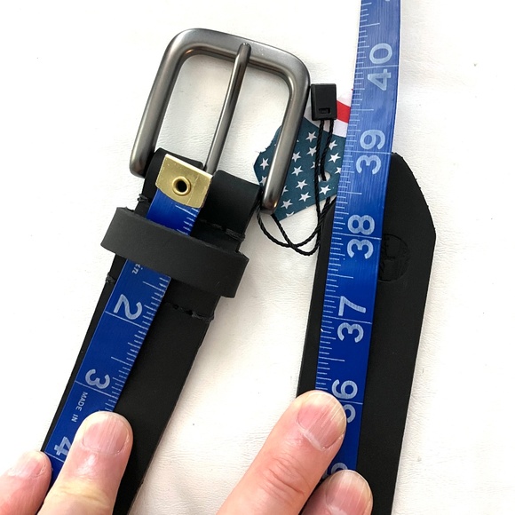 Timberland Men's 35mm Classic Buckle Leather Belt for Jeans NEW 32"  B75453 - Picture 3 of 17